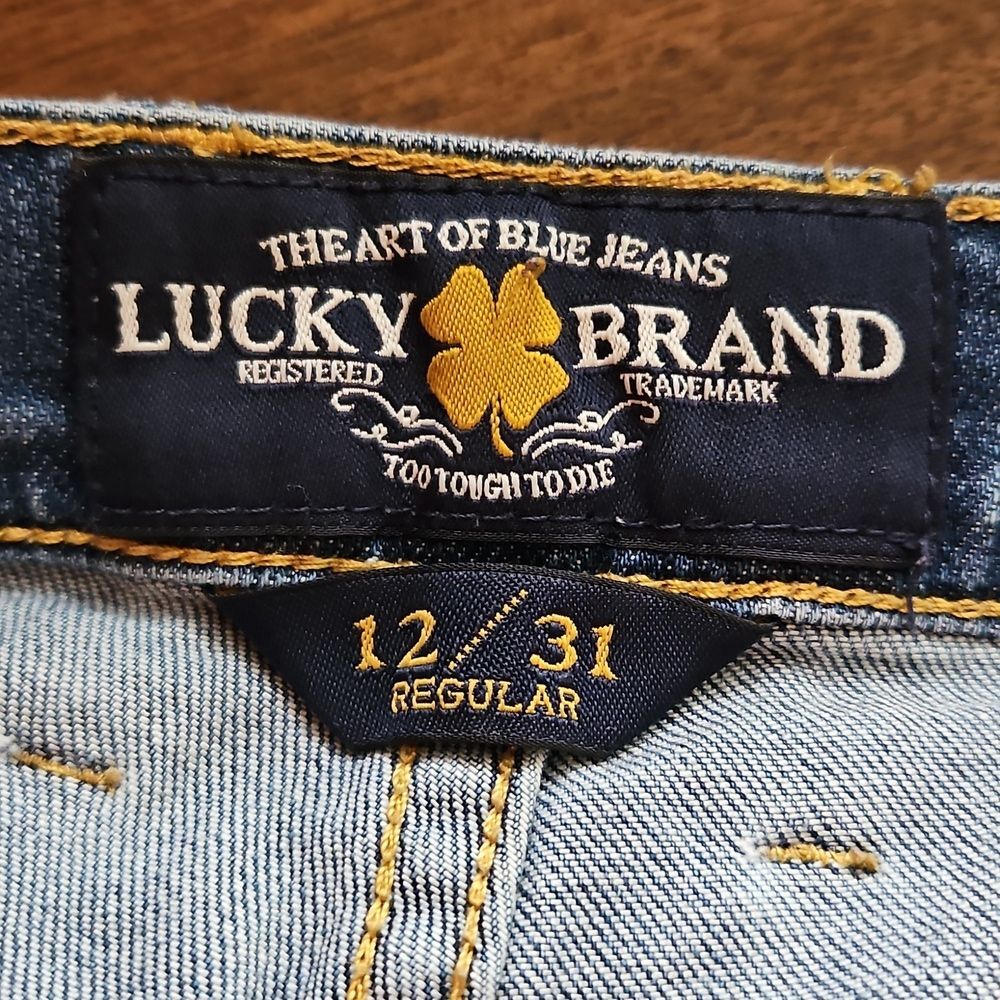 Lucky Brand Sweet N Low Jeans Women's 12 31 Low Rise Flare Boot Cut Denim Y2K - Picture 5 of 10